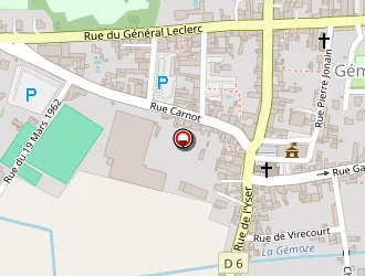 Carte de Paroisse à Gémozac