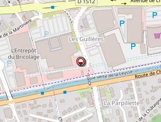 Carte de Emmaüs Vêtements à Barberaz