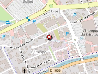 Carte de Sodilift à Barberaz