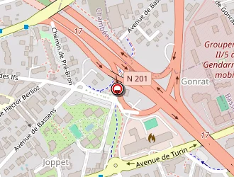 Carte de Barnat Kacem à Chambéry