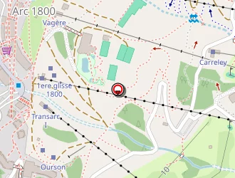 Carte de Hôtel Mercure Les Arcs 1800 à Arcs (les)