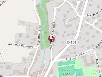 Carte de Espaces Ouverts à Saint-pierre-d'albigny