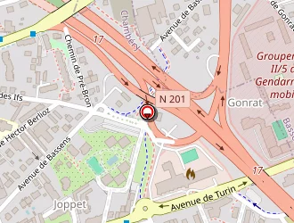 Carte de Destination Directe à Chambéry