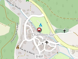 Carte de Ecole à Chambon-sur-lac