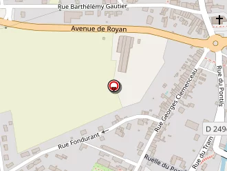 Carte de Amoque à Pons