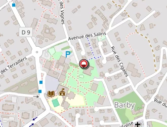 Carte de La Poste à Barby