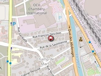 Carte de Mapa Mutuelle D'assurance à Chambéry