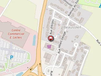 Carte de Centre Leclerc à Pons