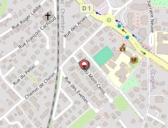 Carte de Les Petits Bisserains à Chambéry