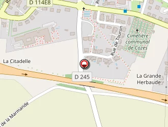 Carte de Castillo Roberto à Cozes