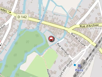 Carte de Adl à Pons