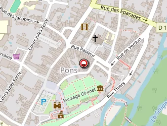 Carte de Le Chaillot à Pons