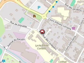 Carte de Favre Virginie à Pons