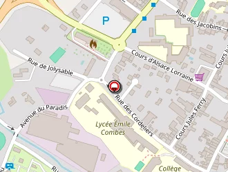 Carte de Omega Gym à Pons