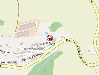 Carte de Bressoleil à Chambon-sur-lac