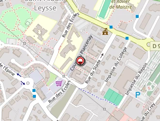 Carte de Atelier Du Web à Saint-alban-leysse