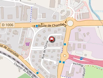 Carte de Locarecept à Bourgoin-jallieu