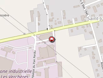 Carte de Randstad Inhouse Services à Saint-just-chaleyssin