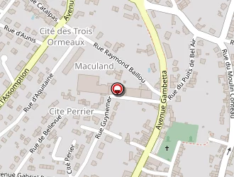 Carte de Radio Centre Social à Pons