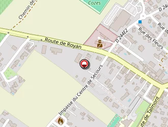 Carte de Centre De Secours à Cozes