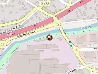 Carte de La Vda Transports à Givors