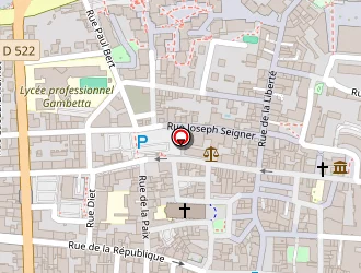 Carte de Bnp Paribas à Bourgoin-jallieu