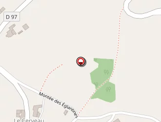 Carte de Bruyas Fleury à Larajasse