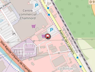 Carte de E.leclerc Drive à Chambéry