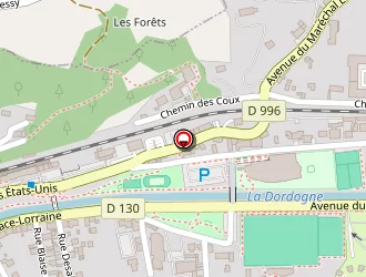 Carte de Centre Aqualudique De La Bourboule à Bourboule (la)