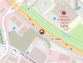 Carte de La Poste à Bourgoin-jallieu