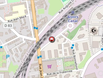 Carte de Collège Notre Dame à Givors