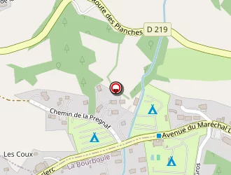 Carte de Camping G.c.u à Bourboule (la)