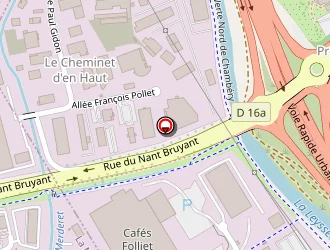 Carte de Thiébaud Logistique à Chambéry