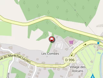 Carte de Camping Les Coux à Bourboule (la)