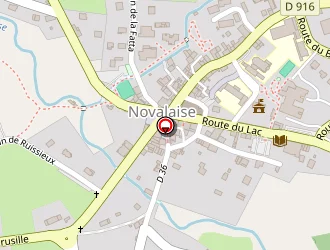 Carte de La Poste à Novalaise