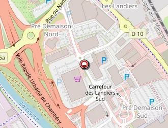 Carte de Redzone à Chambéry