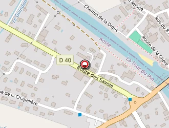 Carte de Hotel Restaurant Bellet à Aoste