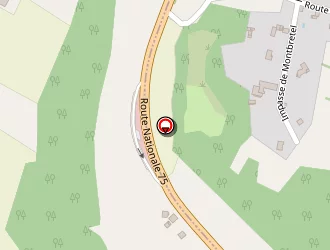 Carte de La Cabane à Faverges-de-la-tour