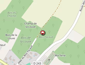 Carte de Locacote à Grézac