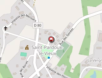 Carte de Ecole à Saint-pardoux-le-vieux