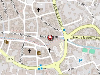 Carte de Granet Bernard à Montbrison