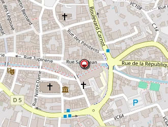 Carte de Secours Populaire à Montbrison