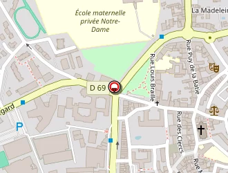 Carte de Gourbière Philippe à Montbrison