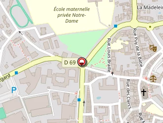 Carte de Daval Denis à Montbrison