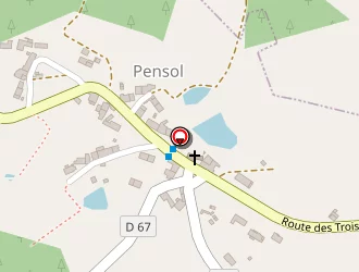 Carte de Cox Edward à Pensol