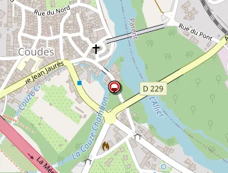 Carte de Croix Corinne à Coudes