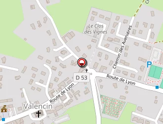 Carte de Eauxydome à Valencin