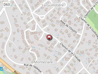 Carte de Moulin Colette à Mornant