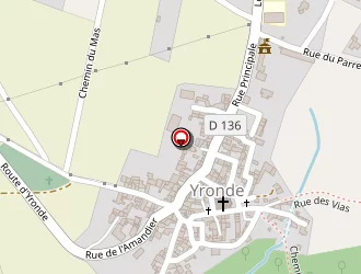 Carte de Mb Clôtures à Yronde-et-buron