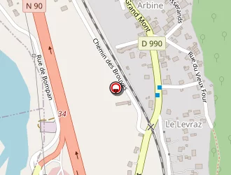 Carte de Station Service Elan à Bâthie (la)